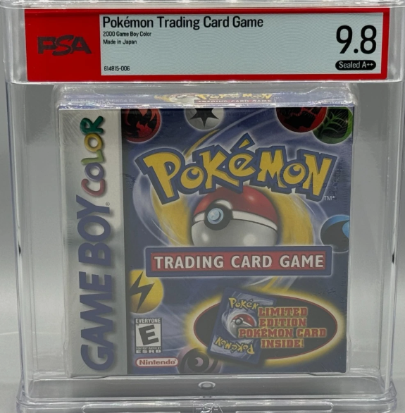 Pokemon Trading Card Game Nintendo Game Boy Color Sealed New PSA 9.8 A++ Graded